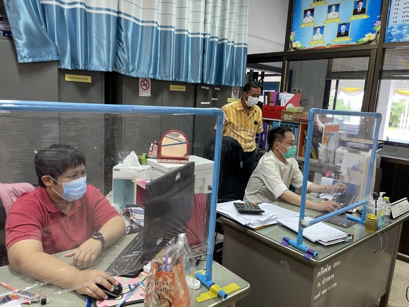 ศูนย์สารสนเทศฯ ติดตามการดำเนินงานโครงการที่เกี่ยวข้องกับระบบเครือข่ายและความมั่นคงปลอดภัยด้านเทคโนโลยีสารสนเทศ ปีงบประมาณ พ.ศ.2565 พื้นที่จังหวัดบึงกาฬ
