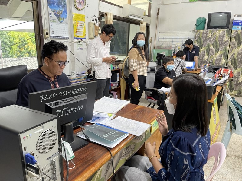 ศูนย์สารสนเทศฯ ติดตามการดำเนินงานโครงการที่เกี่ยวข้องกับระบบเครือข่ายและความมั่นคงปลอดภัยด้านเทคโนโลยีสารสนเทศ ปีงบประมาณ พ.ศ.2565 พื้นที่จังหวัดบึงกาฬ