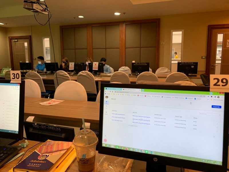 ศูนย์สารสนเทศฯ ฝึกอบรมโครงการพัฒนาระบบศูนย์ปฏิบัติการข้อมูล​