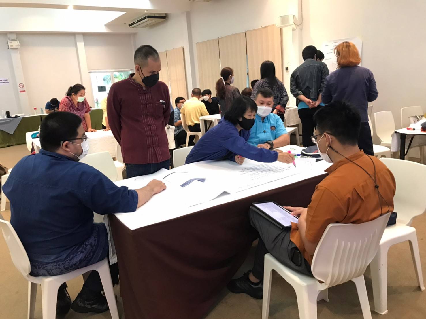 ศูนย์สารสนเทศเพื่อการพัฒนาชุมชน จัดการประชุมเชิงปฏิบัติการเพื่อพัฒนาบุคลากรศูนย์สารสนเทศเพื่อการพัฒนาชุมชน ระหว่างวันที่ 17 – 19  กันยายน 2565 ณ อำเภอแหลมสิงห์ จังหวัดจันทบุรี