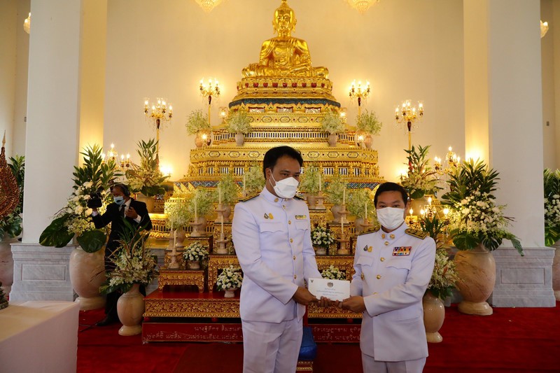 พระบาทสมเด็จพระเจ้าอยู่หัว  ทรงพระกรุณาโปรดเกล้าฯ พระราชทานผ้าพระกฐิน ประจำปี พ.ศ. 2565 ให้กรมการพัฒนาชุมชนนำไปทอดถวาย ณ วัดเจษฎาราม พระอารามหลวง ตำบลมหาชัย อำเภอเมืองสมุทรสาคร จังหวัดสมุทรสาคร