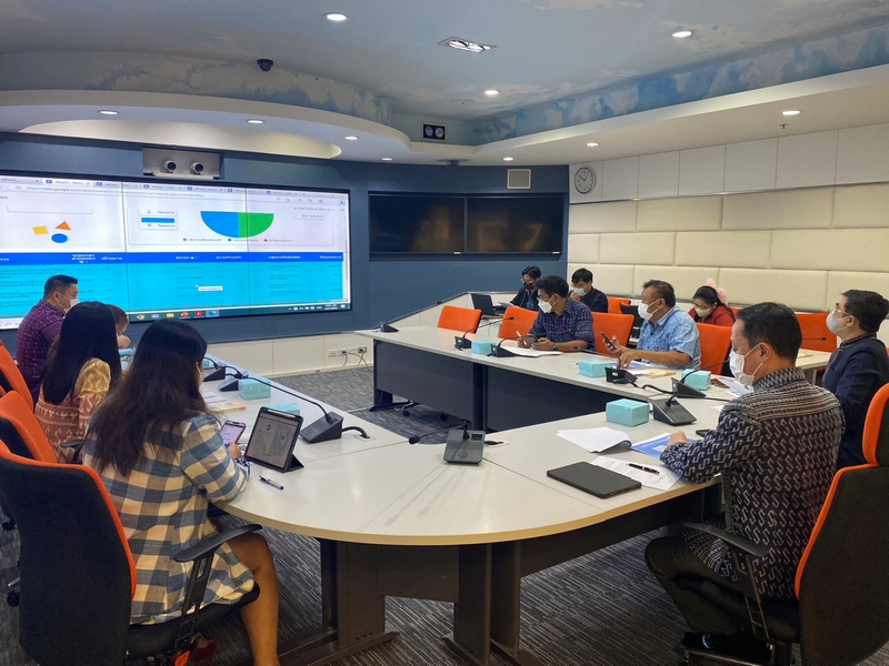 ศูนย์สารสนเทศฯ ประชุมคณะทำงานฯ มิติที่ 5 นวัตกรรมด้านความโปร่งใส ตามโครงการพัฒนาชุมชนใสสะอาด ประจำปีงบประมาณ พ.ศ. 2566