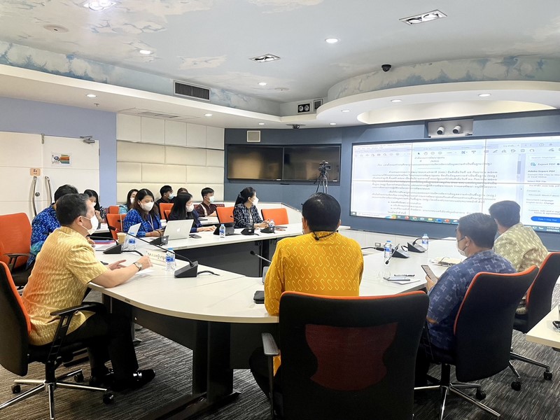 คณะทำงานศึกษารูปแบบและระบบการบริหารจัดการข้อมูลความจำเป็นพื้นฐานระดับหมู่บ้าน (จปฐ.) ร่วมหารือกระบวนการจัดเก็บข้อมูลรูปแบบใหม่