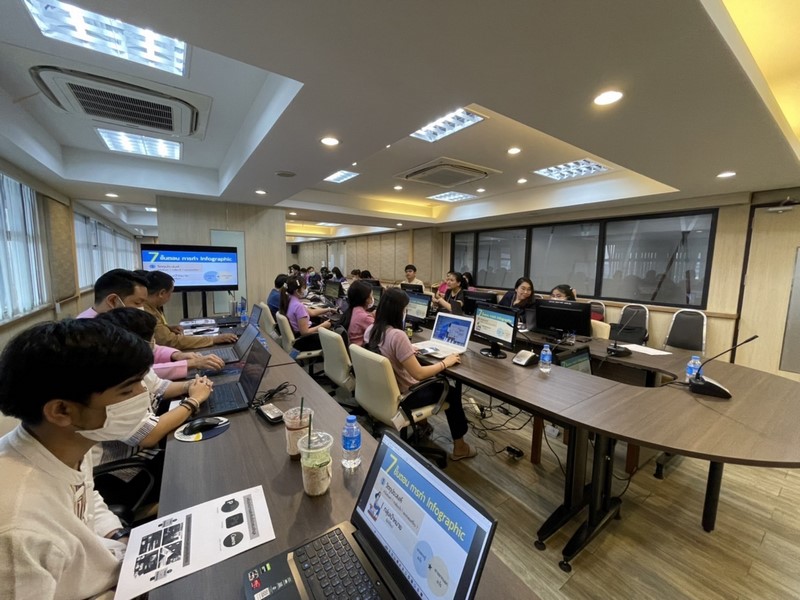 ศูนย์สารสนเทศฯ สนับสนุนบุคลากรเข้าร่วมการประชุมหารือแนวทางการนำเสนอข้อมูลที่มีประสิทธิภาพของสำนักนโยบายและแผน สำนักงานปลัดกระทรวงมหาดไทย