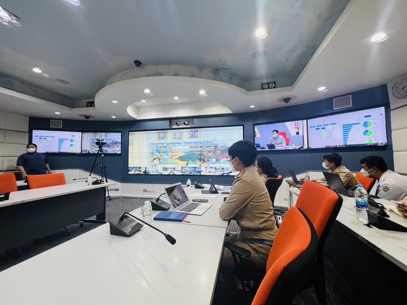 พช. ชี้แจงการบริหารจัดการฐานข้อมูลขนาดใหญ่ หรือ Big Data กรมการพัฒนาชุมชน : ฐานข้อมูล “โคก หนอง นา” ผ่านระบบ Video Conference