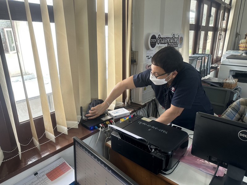 ศูนย์สารสนเทศฯ ติดตามการดำเนินงานโครงการที่เกี่ยวข้องกับระบบเครือข่ายและความมั่นคงปลอดภัยด้านเทคโนโลยีสารสนเทศ ปีงบประมาณ พ.ศ.2566 ณ สำนักงานพัฒนาชุมชนอำเภอหาดใหญ่ จังหวัดสงขลา