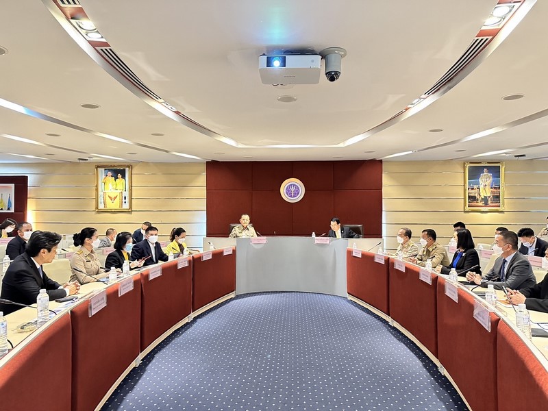 กรมการพัฒนาชุมชน ร่วมประชุมหารือการเชื่อมโยงข้อมูลเพื่อการพัฒนาระบบบริหารจัดการข้อมูลขนาดใหญ่ (Big Data) ของมหาวิทยาลัยราชภัฎ