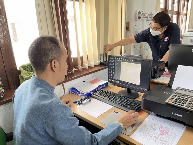 ศูนย์สารสนเทศฯ ติดตามการดำเนินงานโครงการที่เกี่ยวข้องกับระบบเครือข่ายและความมั่นคงปลอดภัยด้านเทคโนโลยีสารสนเทศ ปีงบประมาณ พ.ศ.2566 ณ สำนักงานพัฒนาชุมชนอำเภอหาดใหญ่ จังหวัดสงขลา