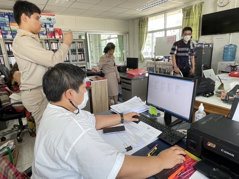 ศูนย์สารสนเทศฯ ตรวจติดตามการดำเนินงานโครงการที่เกี่ยวข้องกับระบบเครือข่ายและความมั่นคงปลอดภัยด้านเทคโนโลยีสารสนเทศ ประจำปีงบประมาณ พ.ศ.2566 ณ จังหวัดกาฬสินธุ์