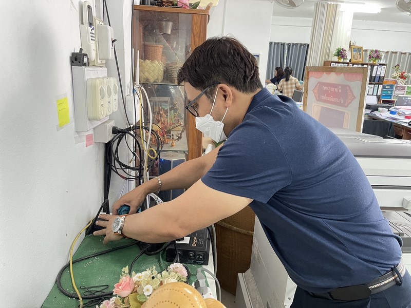 ศูนย์สารสนเทศฯ ตรวจติดตามการดำเนินงานโครงการที่เกี่ยวข้องกับระบบเครือข่ายและความมั่นคงปลอดภัยด้านเทคโนโลยีสารสนเทศ ประจำปีงบประมาณ พ.ศ.2566 ณ จังหวัดยโสธร