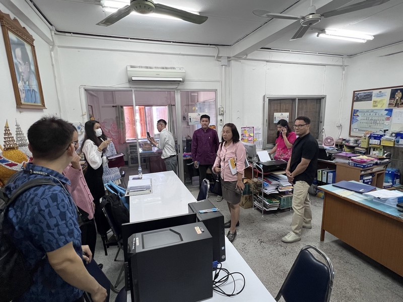 ศูนย์สารสนเทศฯ ลงพื้นที่ตรวจสอบประสิทธิภาพการทำงานของอุปกรณ์วงจรสื่อสัญญาณอินเทอร์เน็ต ณ จังหวัดชัยนาท