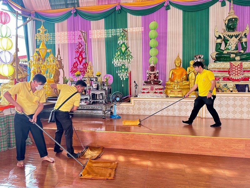 ศูนย์สารสนเทศเพื่อการพัฒนาชุมชน จัดกิจกรรมจิตอาสา เสริมสร้างองค์กรคุณธรรม