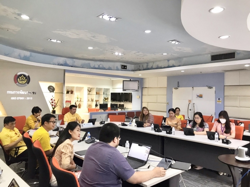 กรมการพัฒนาชุมชน เข้าร่วมการประชุมระดมความคิดเห็นเพื่อพัฒนา (ร่าง) แบบสำรวจระดับความพร้อมรัฐบาลดิจิทัลหน่วยงานภาครัฐของประเทศไทย ประจำปี 2567
