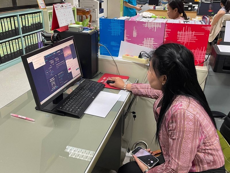 กรมการพัฒนาชุมชน สนับสนุนทีมไอทีลงพื้นที่ติดตามขับเคลื่อนงานระบบเทคโนโลยีสารสนเทศ เครือข่ายอินเตอร์เน็ต และความมั่นคงปลอดภัยสารสนเทศ ณ จังหวัดกำแพงเพชร