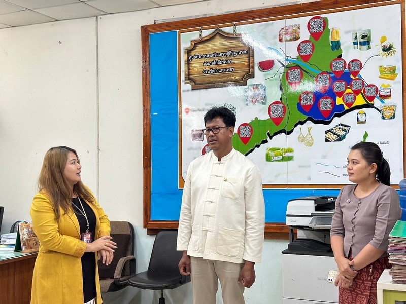 กรมการพัฒนาชุมชน สนับสนุนทีมไอทีลงพื้นที่ติดตามขับเคลื่อนงานระบบเทคโนโลยีสารสนเทศ เครือข่ายอินเตอร์เน็ต และความมั่นคงปลอดภัยสารสนเทศ ณ จังหวัดกำแพงเพชร