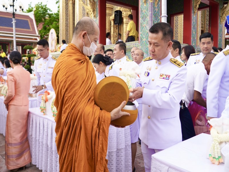 ศูนย์สารสนเทศฯ ร่วมพิธีทำบุญตักบาตรถวายพระกุศลและถวายพระพร เนื่องในโอกาสวันคล้ายวันประสูติ สมเด็จพระเจ้าน้องนางเธอ เจ้าฟ้าจุฬาภรณวลัยลักษณ์ อัครราชกุมารี กรมพระศรีสวางควัฒน วรขัตติยราชนารี