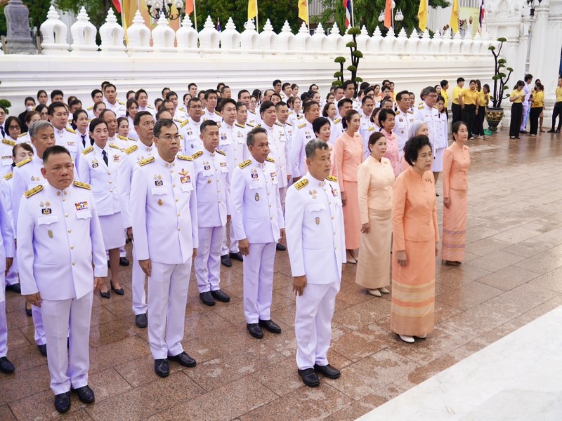 ศูนย์สารสนเทศฯ ร่วมพิธีทำบุญตักบาตรถวายพระกุศลและถวายพระพร เนื่องในโอกาสวันคล้ายวันประสูติ สมเด็จพระเจ้าน้องนางเธอ เจ้าฟ้าจุฬาภรณวลัยลักษณ์ อัครราชกุมารี กรมพระศรีสวางควัฒน วรขัตติยราชนารี