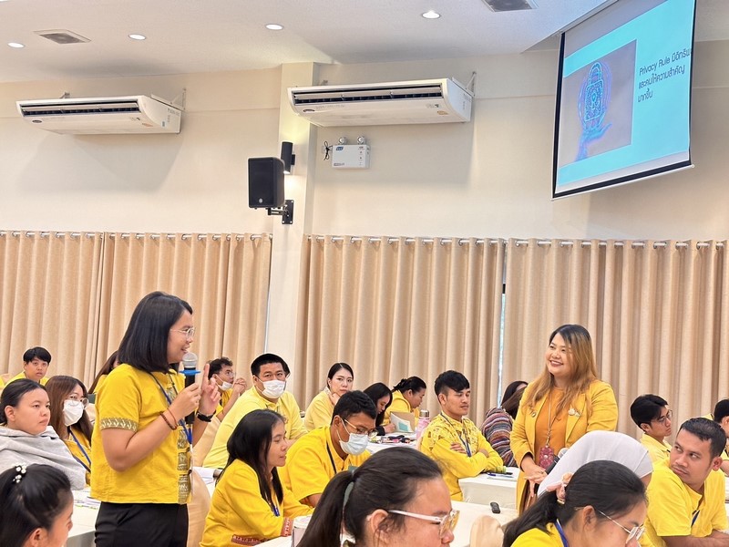 ศูนย์สารสนเทศเพื่อการพัฒนาชุมชน ร่วมเป็นวิทยากรโครงการพัฒนาข้าราชการที่อยู่ระหว่างทดลองปฏิบัติหน้าที่ราชการพัฒนากรก่อนประจำการ รุ่นที่ 128
