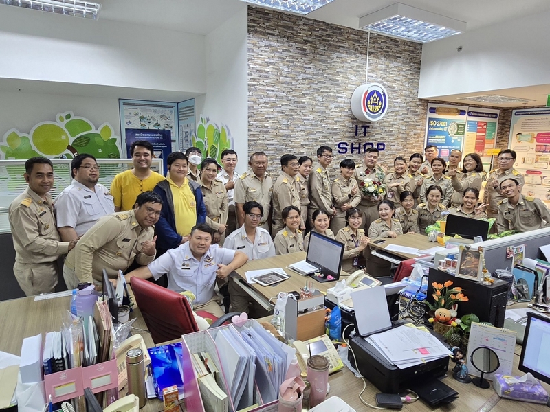 ศูนย์สารสนเทศฯ ร่วมแสดงความยินดีและให้การต้อนรับ ข้าราชการย้ายมาดำรงตำแหน่ง