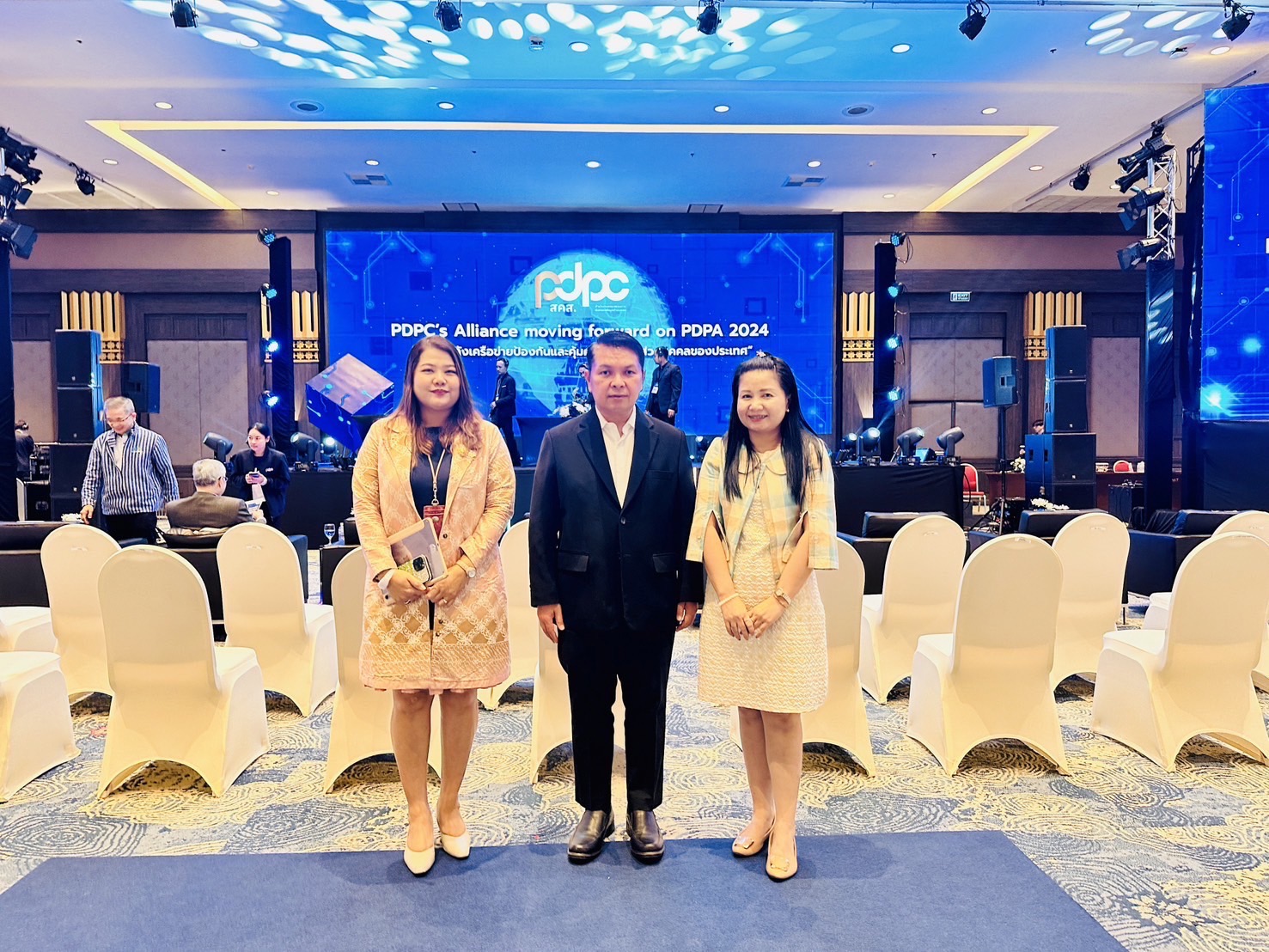 กรมการพัฒนาชุมชน ร่วมงาน “ผนึกกำลังเครือข่ายป้องกันและคุ้มครองข้อมูลส่วนบุคคลของประเทศ” (PDPC’S Alliance moving forward on PDPA 2024)
