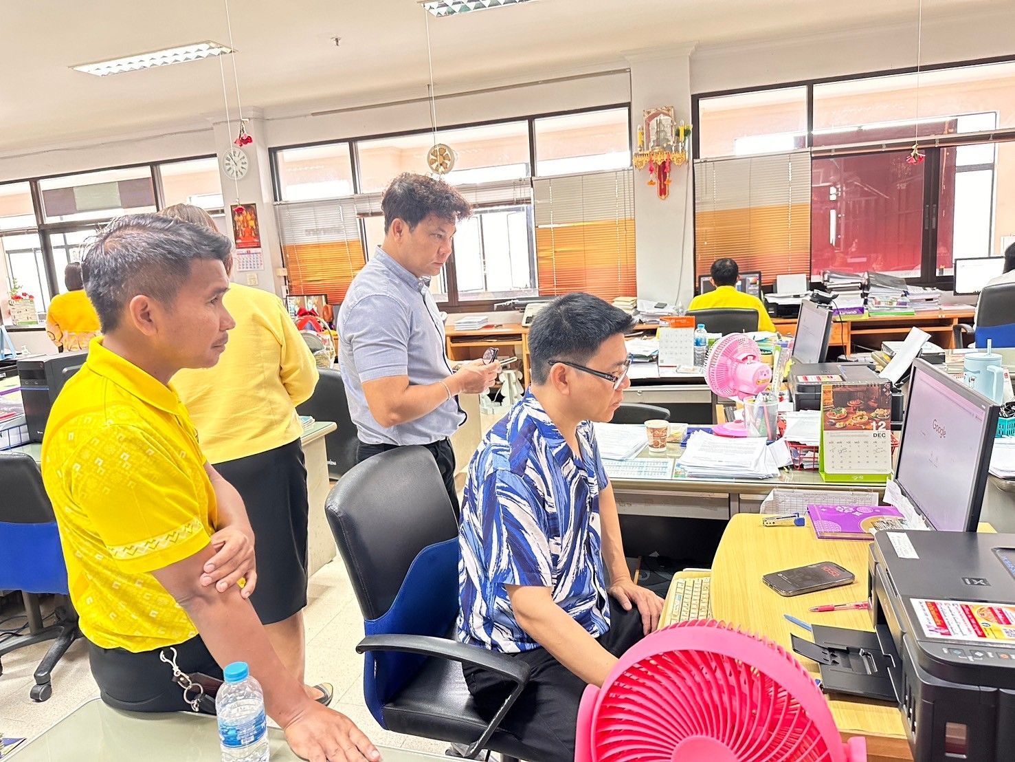 กรมการพัฒนาชุมชน สนับสนุนทีมไอทีลงพื้นที่ติดตามขับเคลื่อนงานระบบเทคโนโลยีสารสนเทศ เครือข่ายอินเตอร์เน็ต และความมั่นคงปลอดภัยสารสนเทศ ณ จังหวัดตรัง