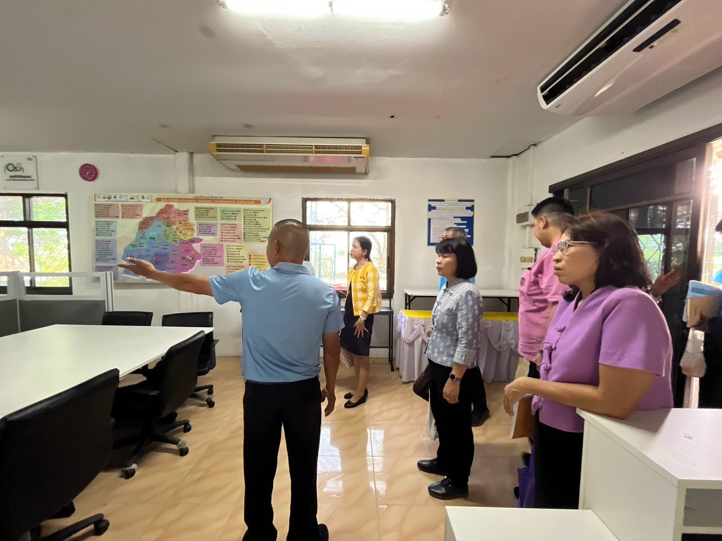 ศสท. ลงพื้นที่สนับสนุนการขับเคลื่อนงานตามภารกิจของศูนย์สารสนเทศเพื่อการพัฒนาชุมชน ณ สำนักงานพัฒนาชุมชนจังหวัดนครนายก พร้อมทั้งติดตามการดำเนินงาน “ศูนย์สารสนเทศตำบลต้นแบบเพื่อพัฒนาคุณภาพชีวิต” ณ ตำบลดงละคร อำเภอเมืองนครนายก จังหวัดนครนายก