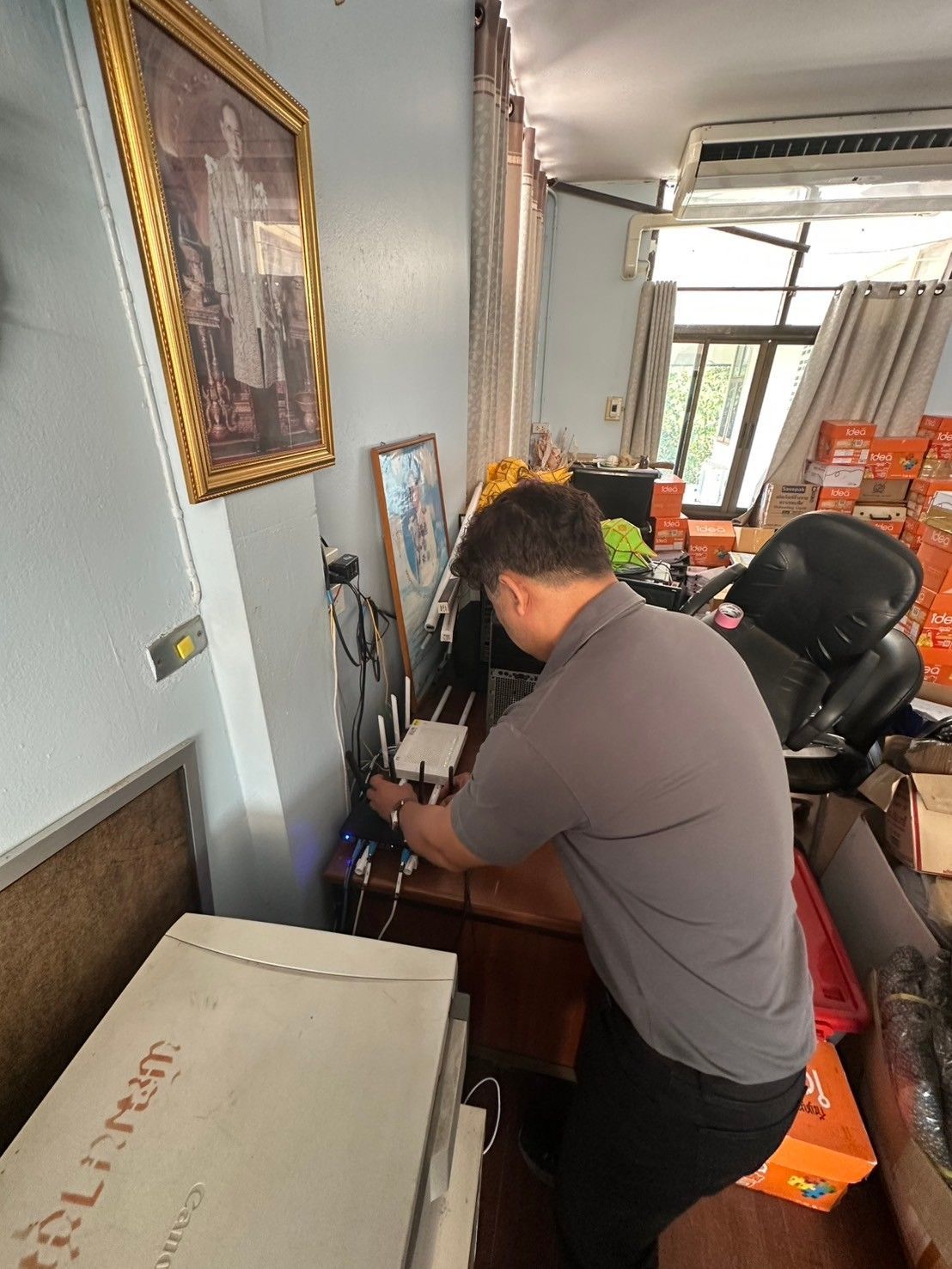 กรมการพัฒนาชุมชน สนับสนุนทีมไอทีลงพื้นที่ติดตามขับเคลื่อนงานระบบเทคโนโลยีสารสนเทศ เครือข่ายอินเตอร์เน็ต และความมั่นคงปลอดภัยสารสนเทศ ณ จังหวัดลำปาง