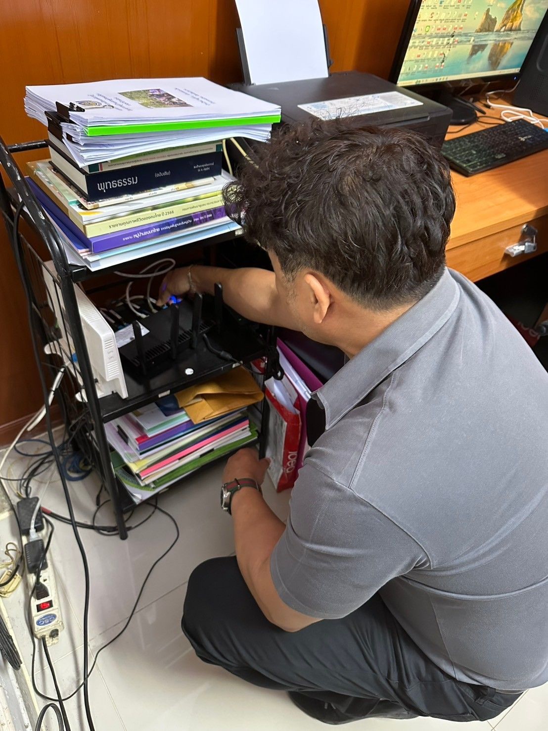 กรมการพัฒนาชุมชน สนับสนุนทีมไอทีลงพื้นที่ติดตามขับเคลื่อนงานระบบเทคโนโลยีสารสนเทศ เครือข่ายอินเตอร์เน็ต และความมั่นคงปลอดภัยสารสนเทศ ณ จังหวัดลำปาง