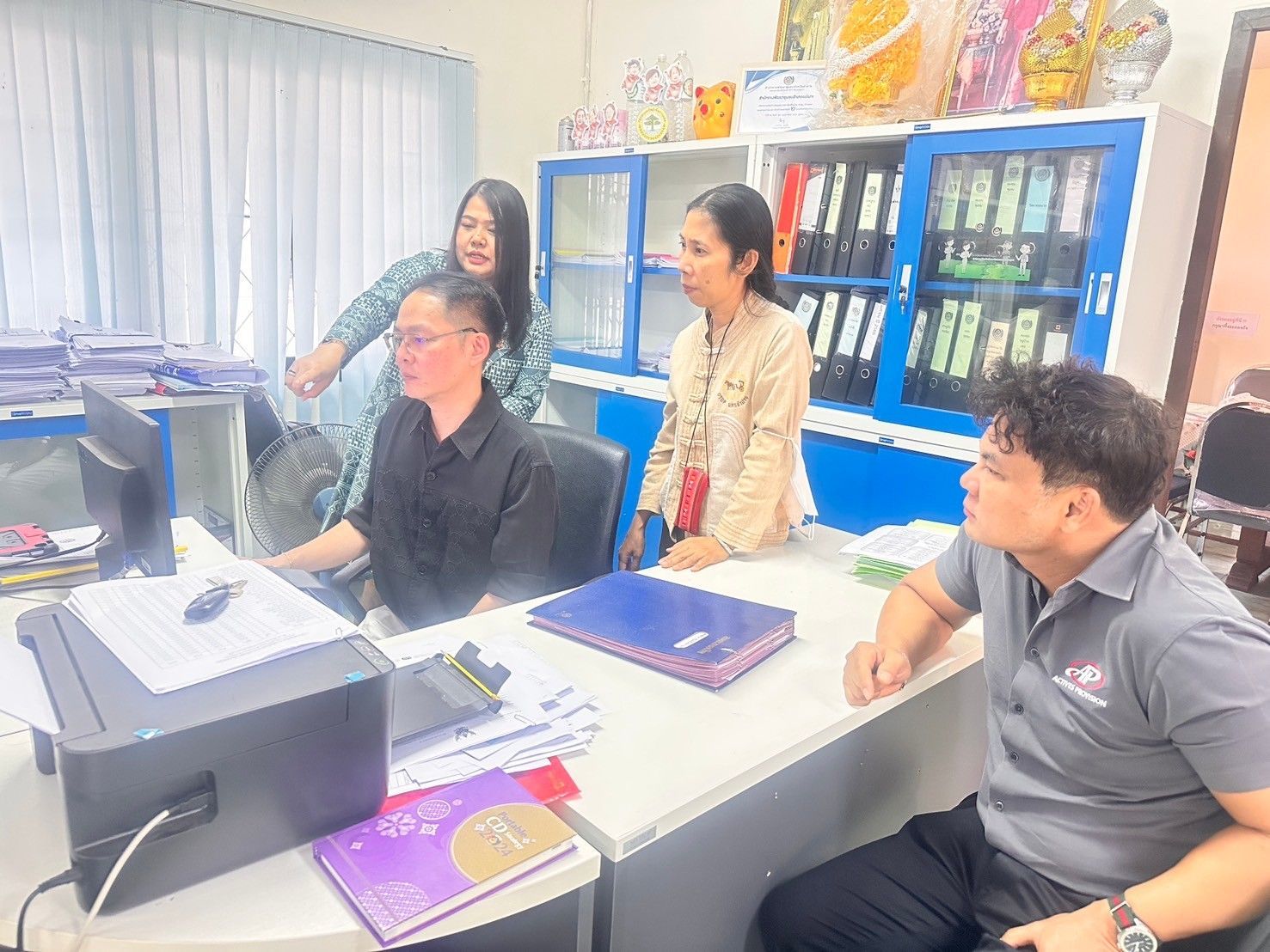 กรมการพัฒนาชุมชน สนับสนุนทีมไอทีลงพื้นที่ติดตามขับเคลื่อนงานระบบเทคโนโลยีสารสนเทศ เครือข่ายอินเตอร์เน็ต และความมั่นคงปลอดภัยสารสนเทศ ณ จังหวัดลำปาง