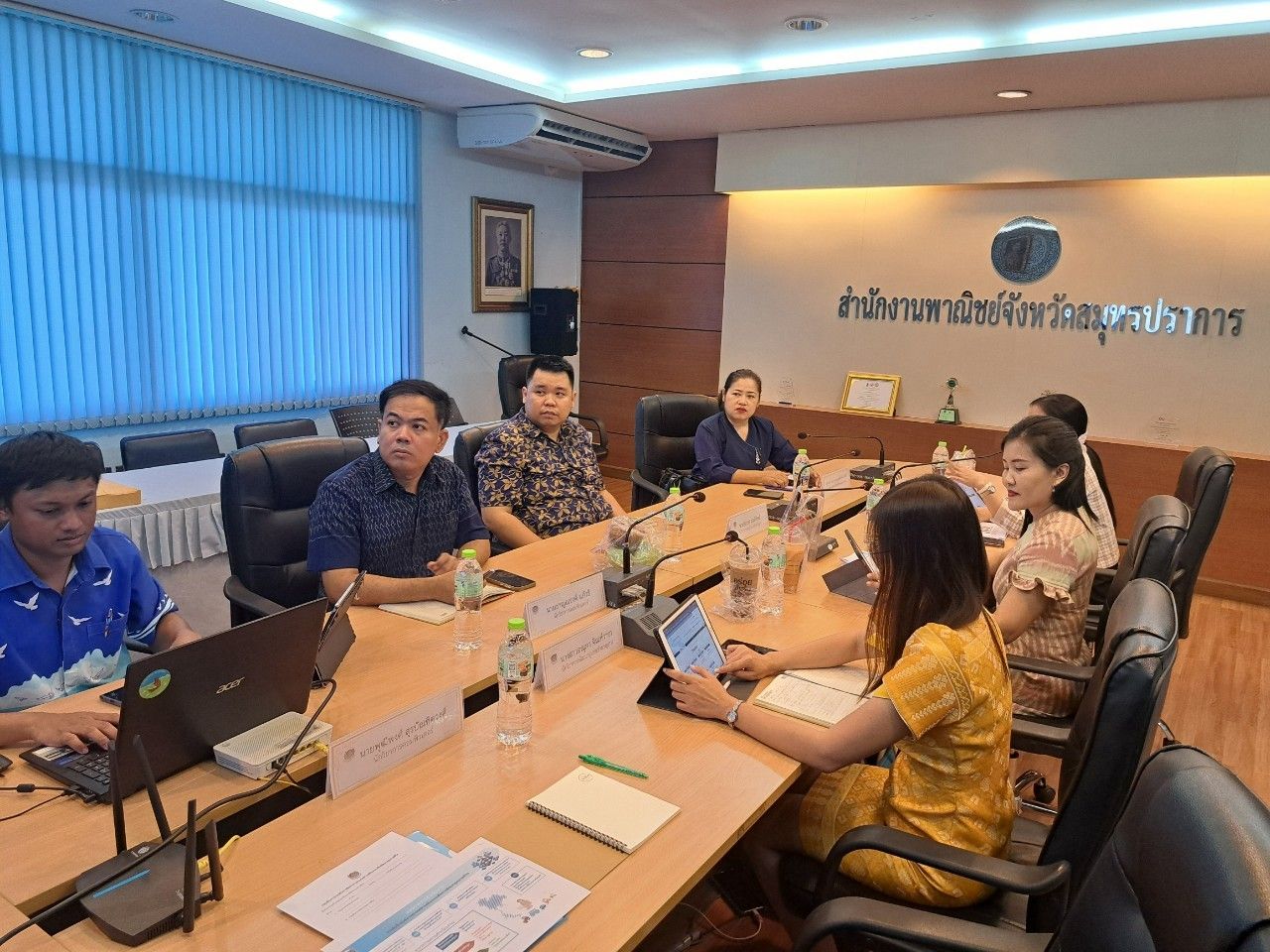 ศสท. ลงพื้นที่สนับสนุนการขับเคลื่อนงานตามภารกิจของศูนย์สารสนเทศเพื่อการพัฒนาชุมชน ณ สำนักงานพัฒนาชุมชนจังหวัดสมุทรปราการ พร้อมทั้งติดตามการดำเนินงาน “ศูนย์สารสนเทศตำบลต้นแบบเพื่อพัฒนาคุณภาพชีวิต” ณ ตำบลบ้านคลองสวน อำเภอพระสมุทรเจดีย์ จังหวัดสมุทรปราการ