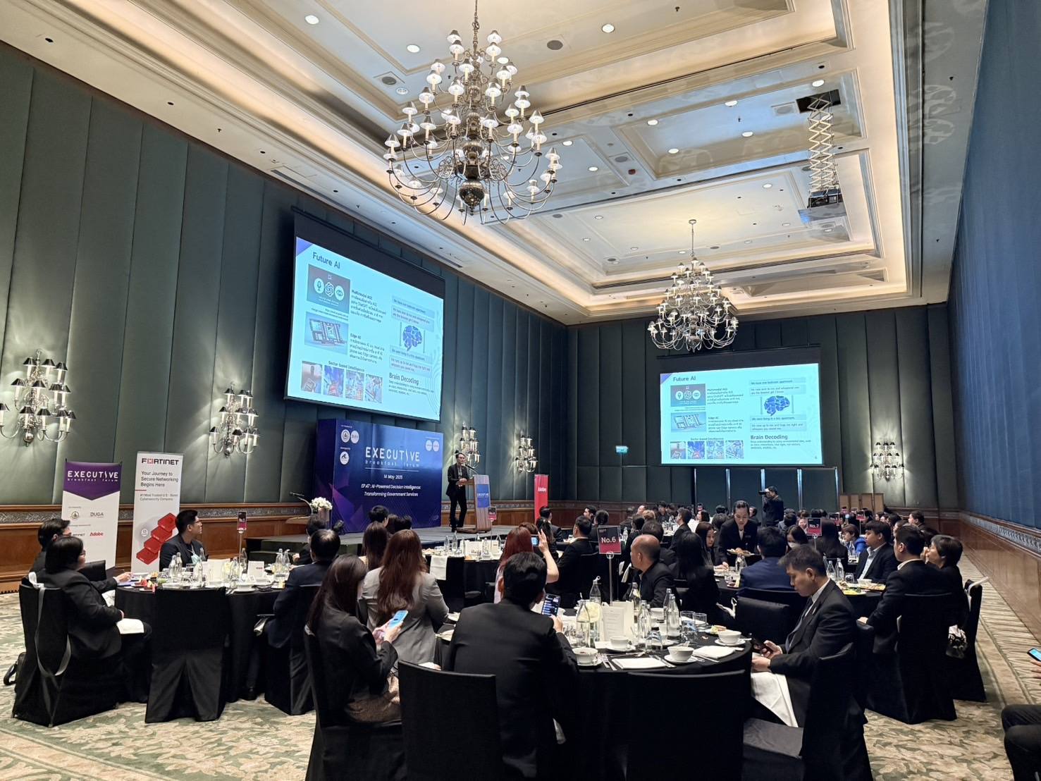 กรมการพัฒนาชุมชน ร่วมขับเคลื่อนภาครัฐสู่อนาคต ในงาน Executive Breakfast Forum 2025 : พลิกโฉมบริการภาครัฐด้วย AI และ Decision Intelligence