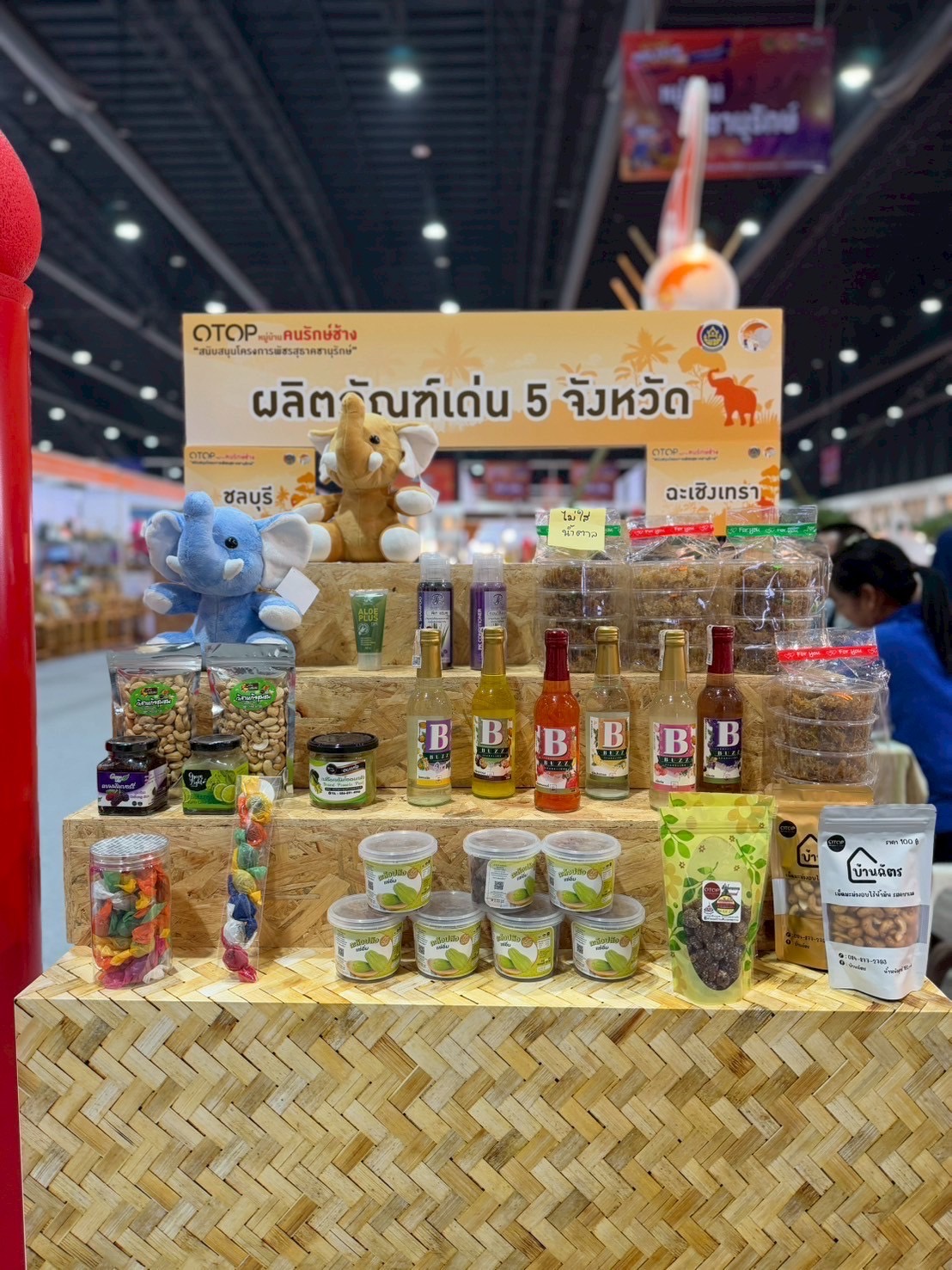 ศสท. เยี่ยมชมให้กำลังใจผู้ประกอบการหมู่บ้านคนรักษ์ช้าง ภายใต้โครงการพัชรสุธาคชานุรักษ์